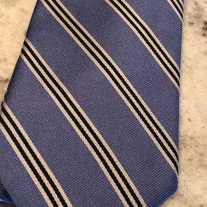 Brooks Brothers Diagonal Stripe Tie - Blue